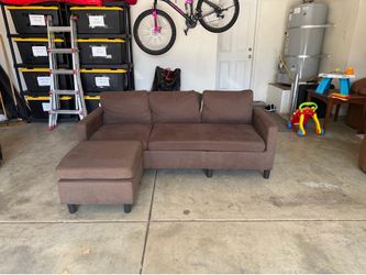 Convertible L-Shaped Sectional Sofa