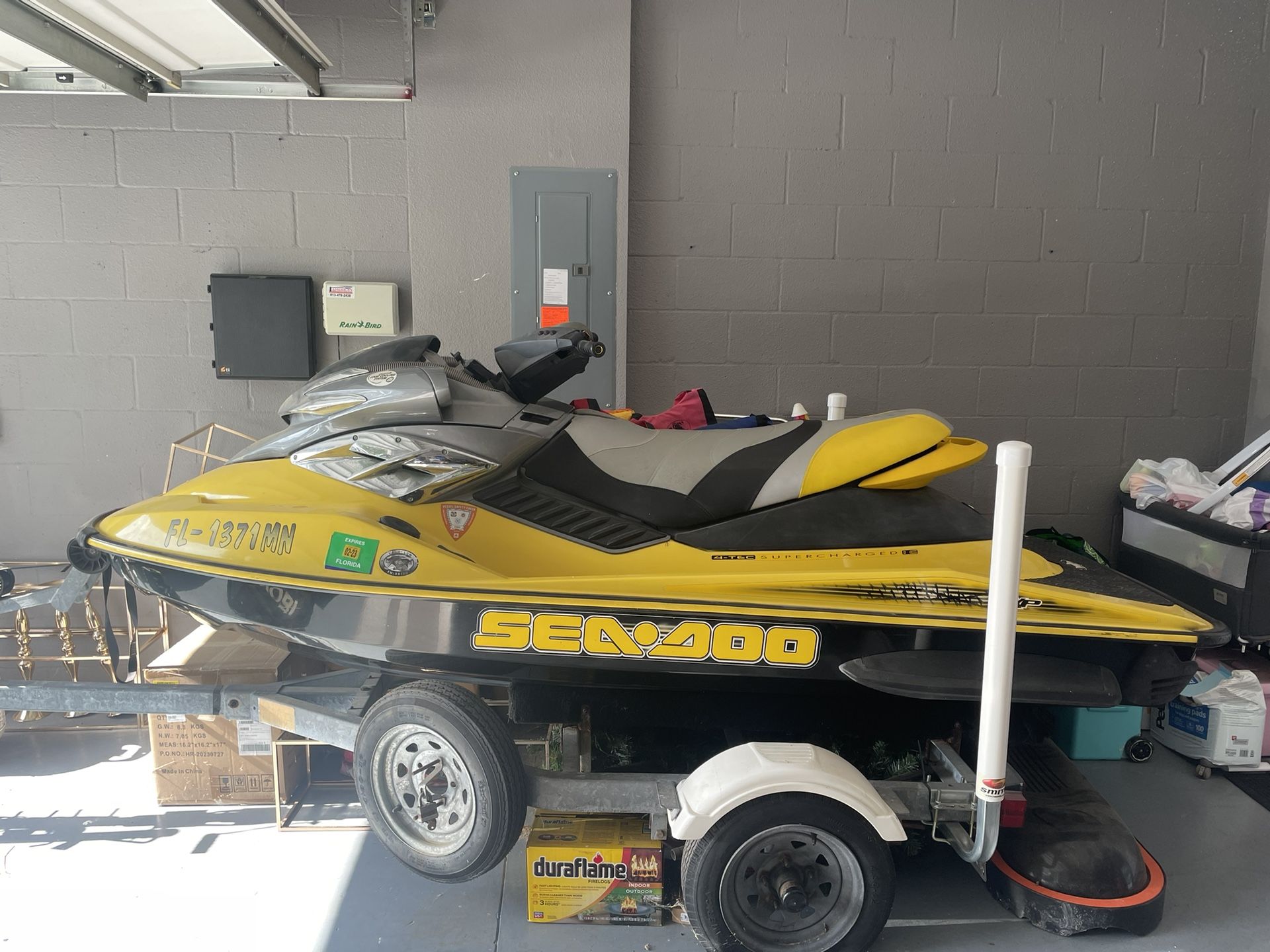 2004 Sea-Doo RXP + Trailer + 4 Life Vests – Clean Title