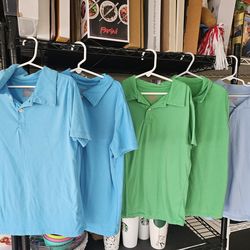 Boys polo shirts. Sz 8. Each