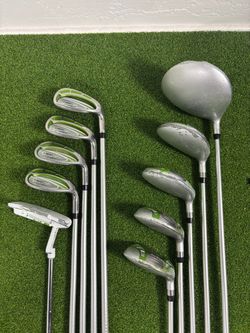 Tour Edge Lady Edge Womens RH Golf Club Set 10 Clubs Woods Hybrids Irons Putter