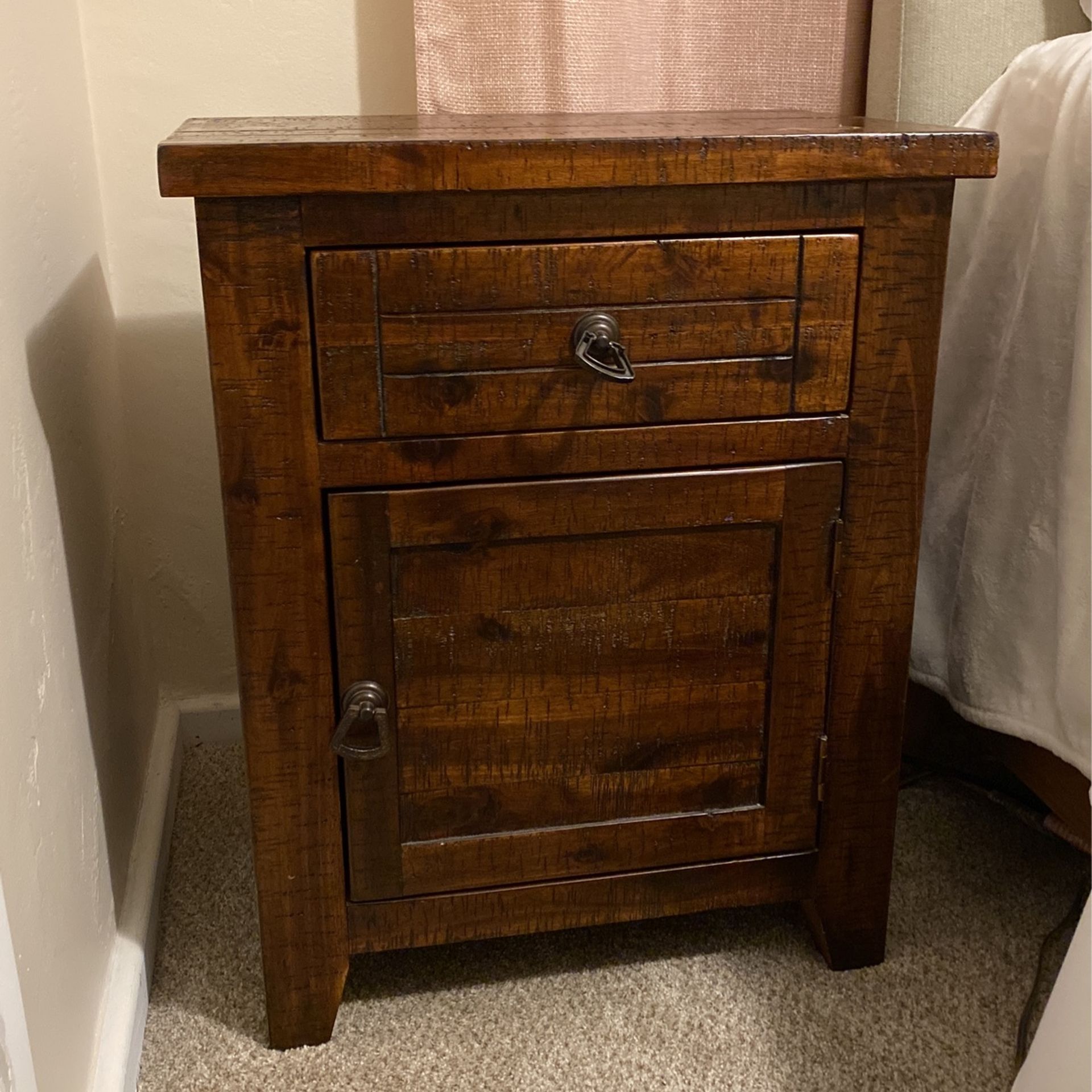 Dark Wood Nightstand for Sale in San Diego, CA OfferUp