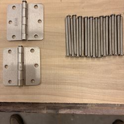 Interior Satin Nickel Door Hinges