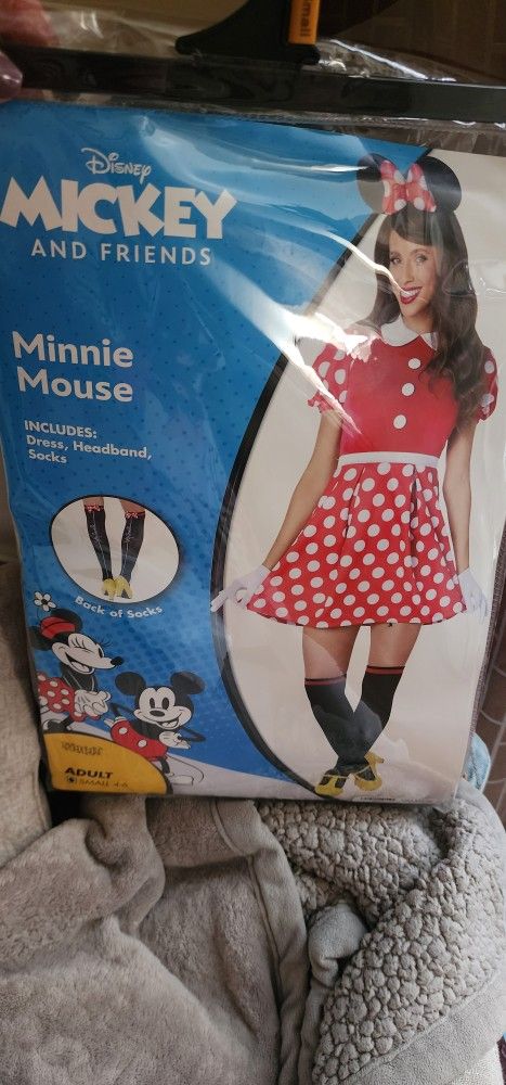 ADULT MINI MOUSE COSTUME BRAND NEW IN BAG BOUGHT FOR $50 From SPIRIT HALLOWEEN SELLING FOR