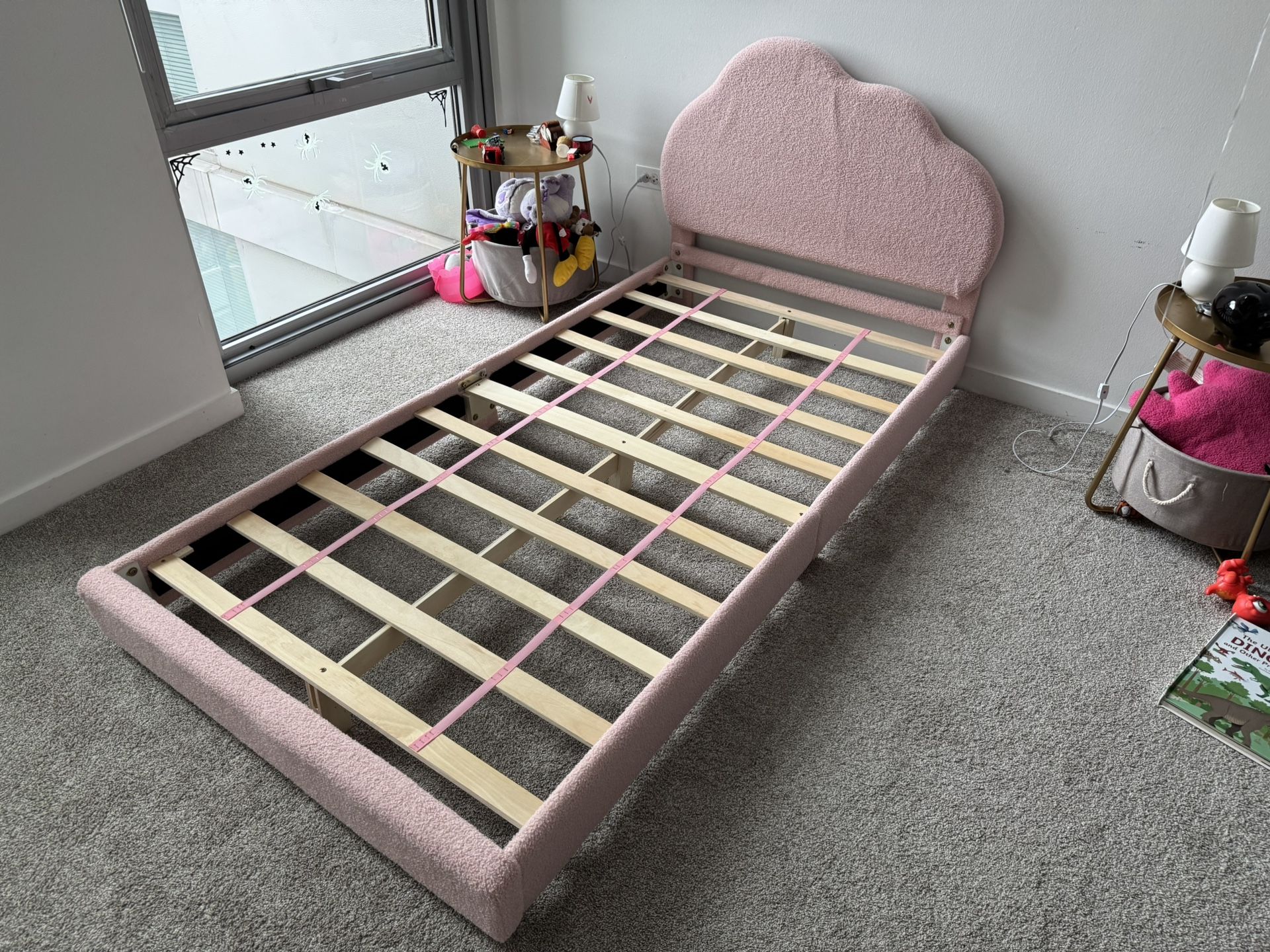 Twin Upholstered Bed Frame
