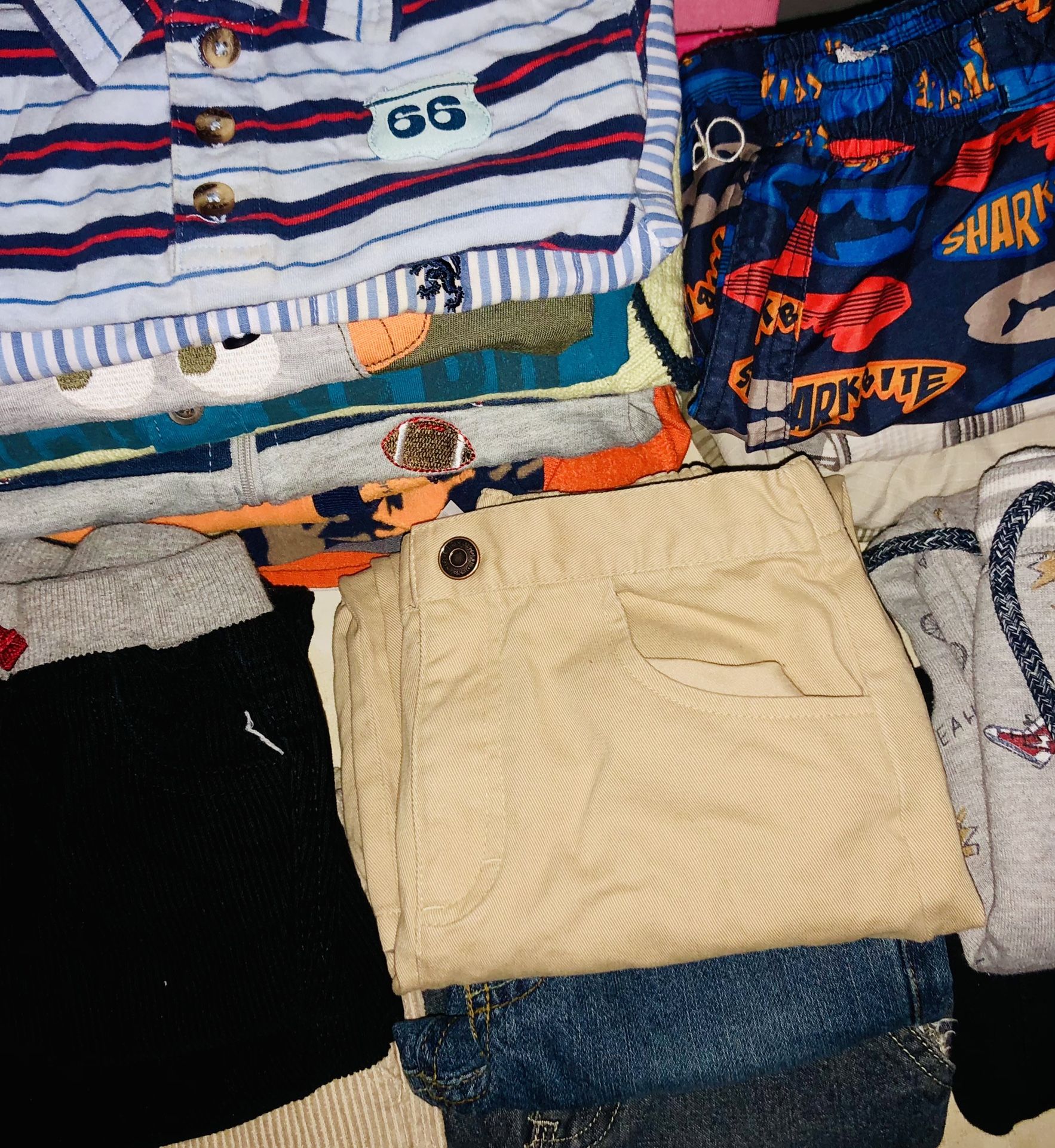 Baby Boys Clothing Size Lot 24mths/2t. Over 25+ Pieces all For $30