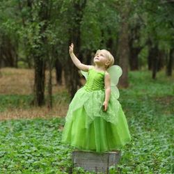 New Girls 8 - 10 EU 140 Hawee Fairy Halloween Costume w/ Wings