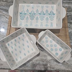 Ceramic Baking Dishes/or Used For Cold Dishes $25