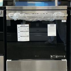 LG 30 inch 5 burners 6.3 cu. ft. Freestanding Electric Range w/Convection Oven & WipeClean Coating