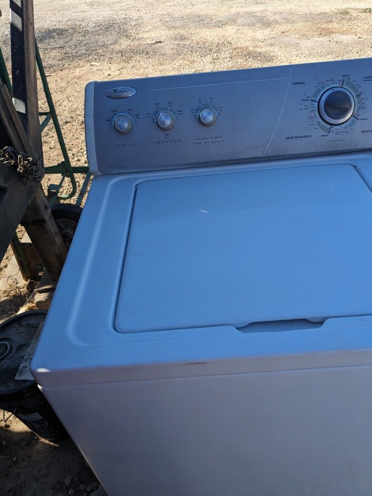 Whirlpool Washer Super Capacity And Heavy Duty