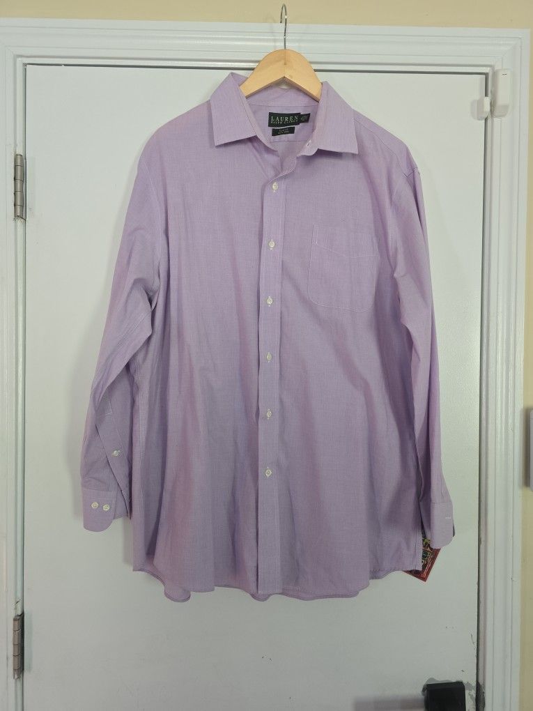 Lauren Ralph Lauren Dress Shirt 18 Neck
