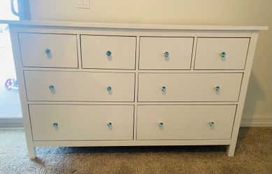 IKEA HEMNES 8-Drawer Dresser — White — $350