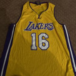 Pau Gasol Los Angeles Lakers Basketball Jersey 