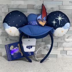 Disney Parks Main Attraction Ear Headband 50th Anniversary Peter Pan's Flight