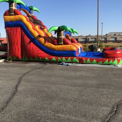 Red Waterslide 16ft H Ready To Ship For $2900