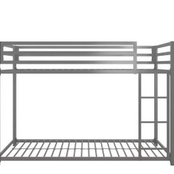 Twin Bunk Bed Gray