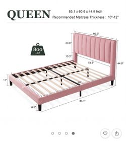Queen bed frame