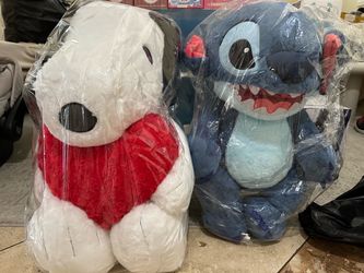 Snoopy,Stich and Anime figures
