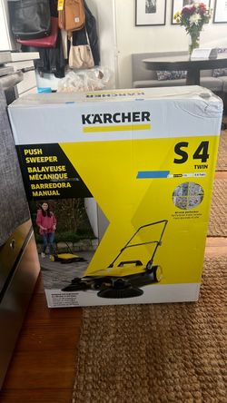 Retail $200 KARCHER push sweeper S4 twin all year performance KARCHER push sweeper S4 twin all year performance