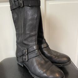 Women’s Combat/moto Style Boots, Size 8.5