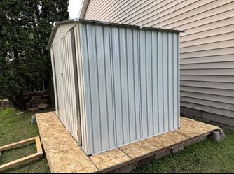 8X6 FT Metal Outdoor Garden Storage Shed Brand New In Box