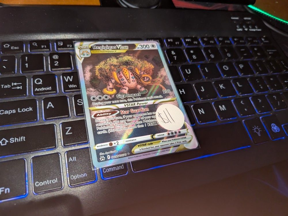 Regigigas Vstar crown zenith gg55/gg70 Pokemon
