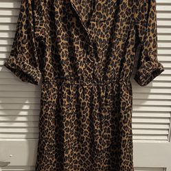 A leopard dress size medium