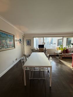 Design Within Reach Min Table with Glass Top