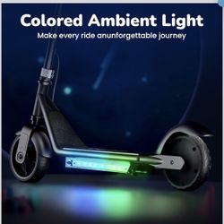 Brand new iScooter IK3/IK3Pro Electric Scooter for Kids Aged 6-12, LED Display, 3 Speeds, 3 Heights (IK3Pro), Magnetic Charging, 150W Motor, Colorful 