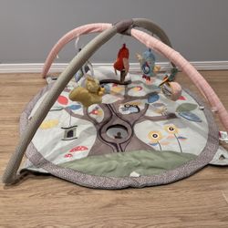 Skip Hop Tummy Time Mat, 3-in-1 Activity Baby Play Gym