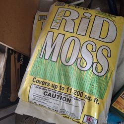 2 Unopened Bags Of Rid Moss
