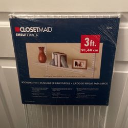 Closetmaid Shelftrack Bookshelf Kit 3ft