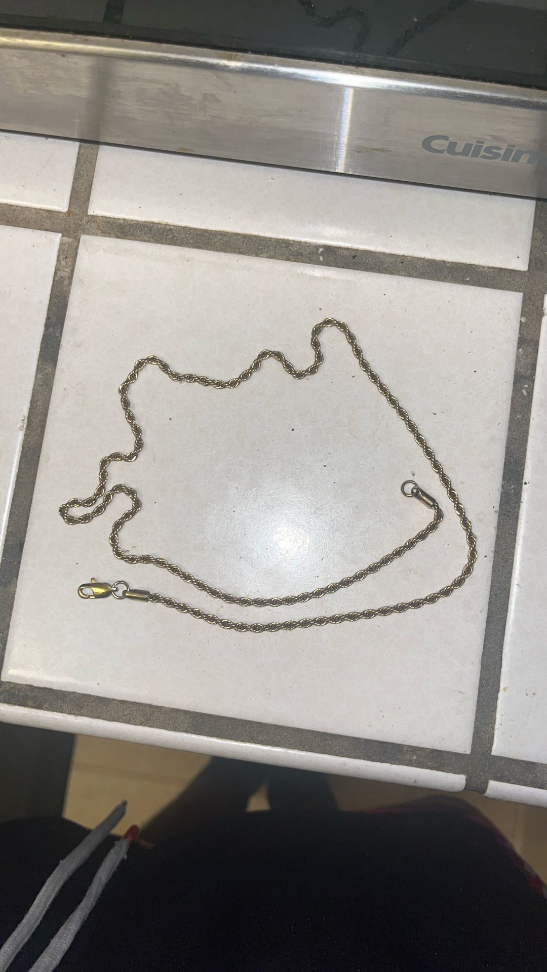 Real Gold Rope Chain