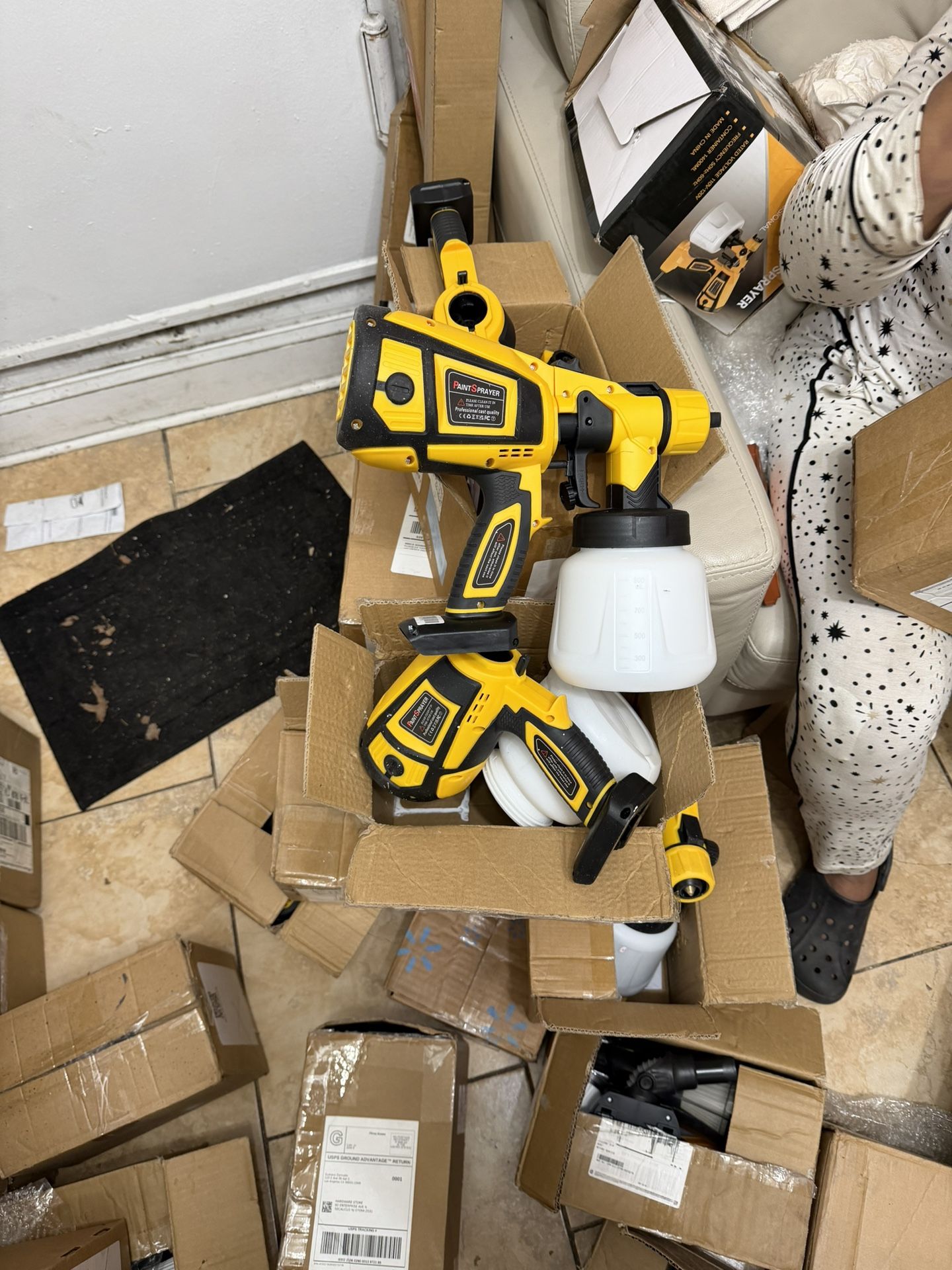 Pulverizador de pintura inalámbrico 