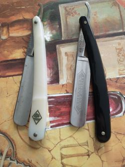 Dovo and Puma Straight Razors with Strops