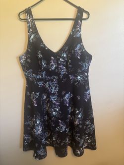 Plus Size A Line Skater Dress