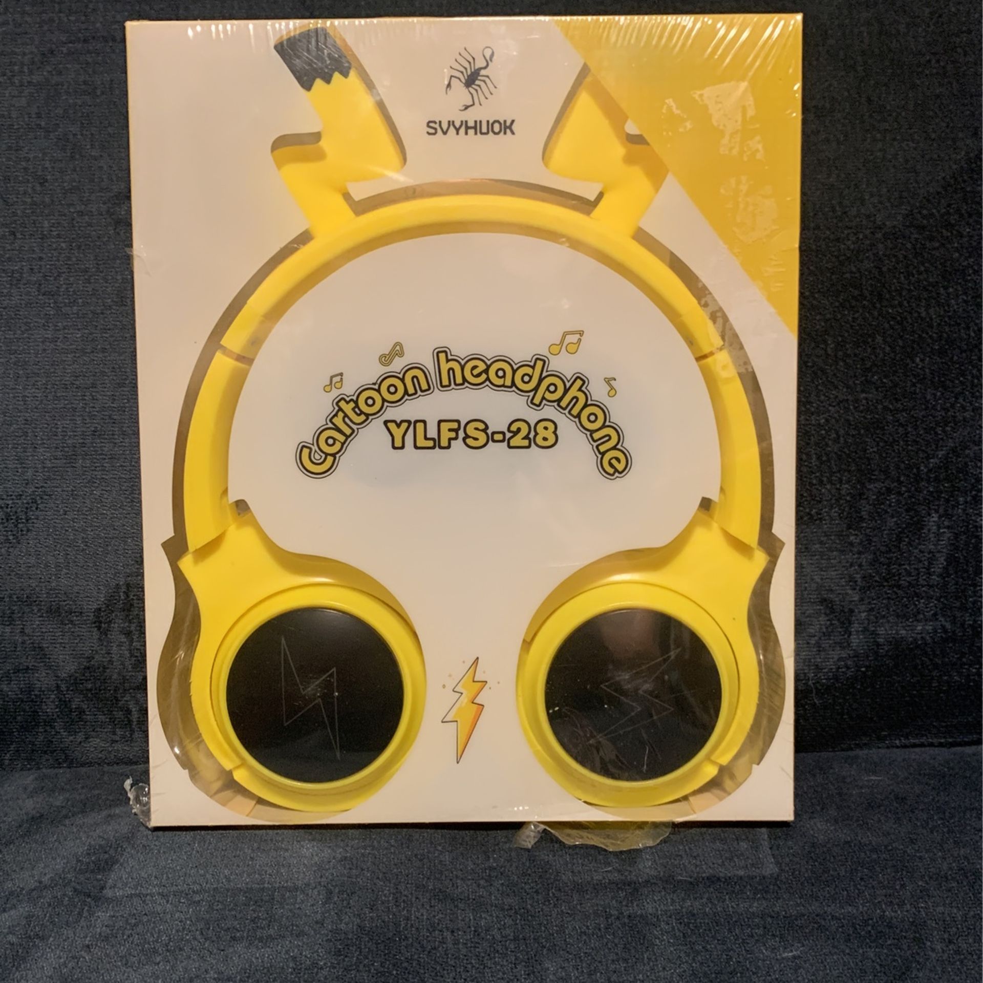 New And Sealed Bluetooth Pokémon Pikachu Headphones