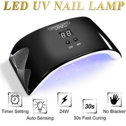 UV LED Nail Lamp 24W with Timer n Auto-Sensor for Gel Nail Polish