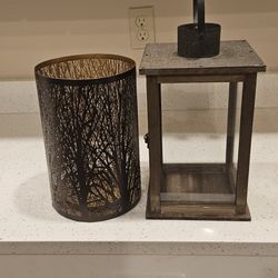 TWO  CANDLE. HOLDERS