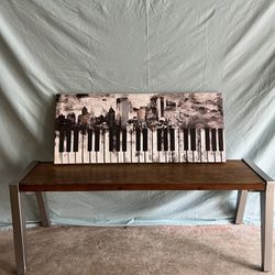 Piano Cityscape Canvas Art