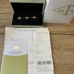 Van Cleef Bracelet Rose Gold