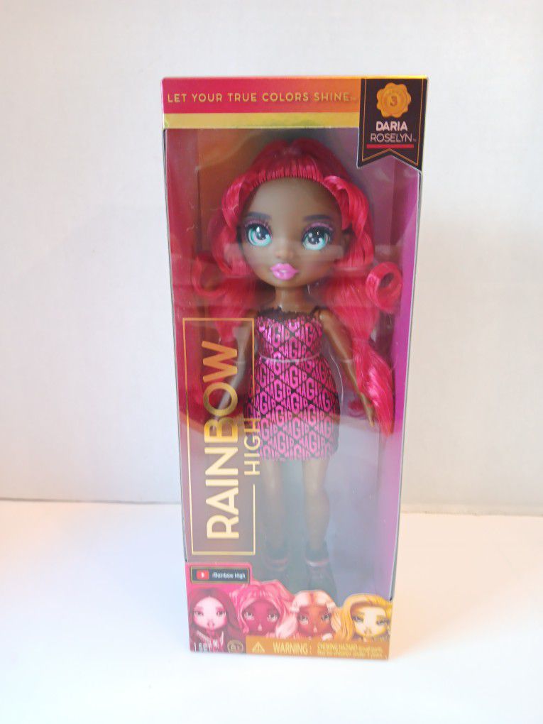 New Rainbow High Daria Roselyn Doll New In Box Unopened MGA. Sealed 