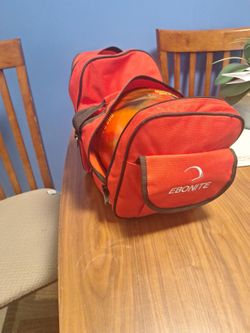 New Ebonite  bowling bag and 6 lb ball