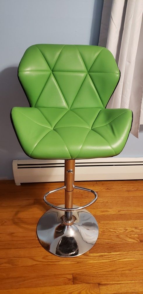 Lime Green Swivel Adjustable Chairs