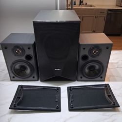 3 Piece Sony 100 Watt Speakers each