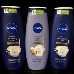 NOW $11.99 ➡️ (PACK OF 3) NÍVEA BODY WASH