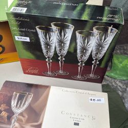 24% Lead Crystal Glassware Various