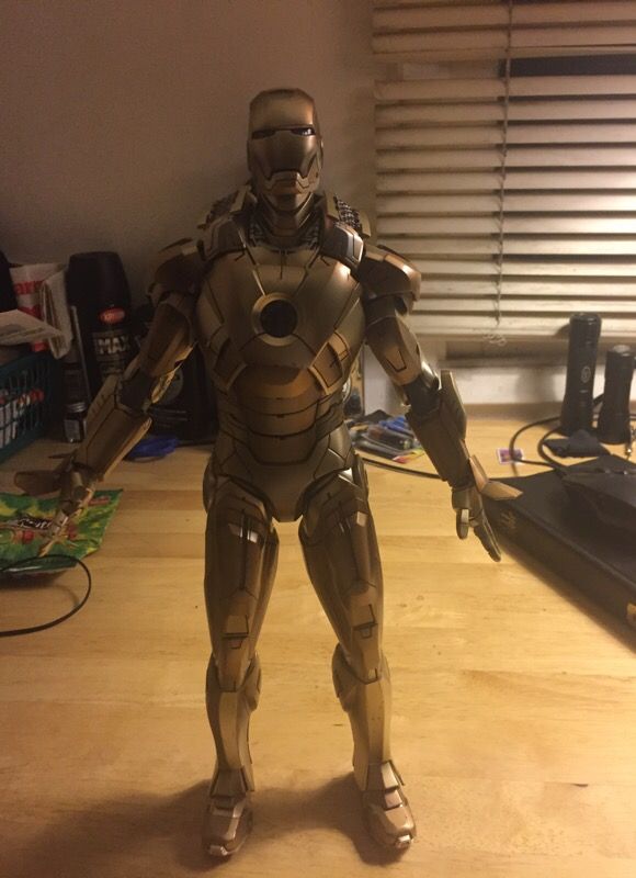 Hot Toys MMS 341 Iron Man 3 Mark XXI xxi 21 Midas (Gold Chrome Version)