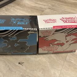 Pokemon ETB, Black Bolt and White Flare 