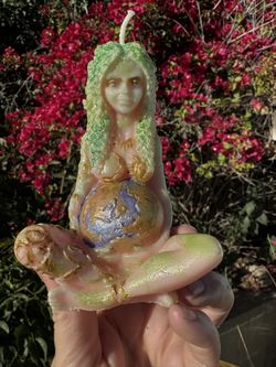 Mother Earth Goddess Candle