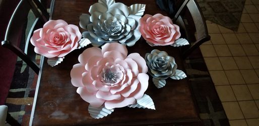 Paper flowers and paper roses